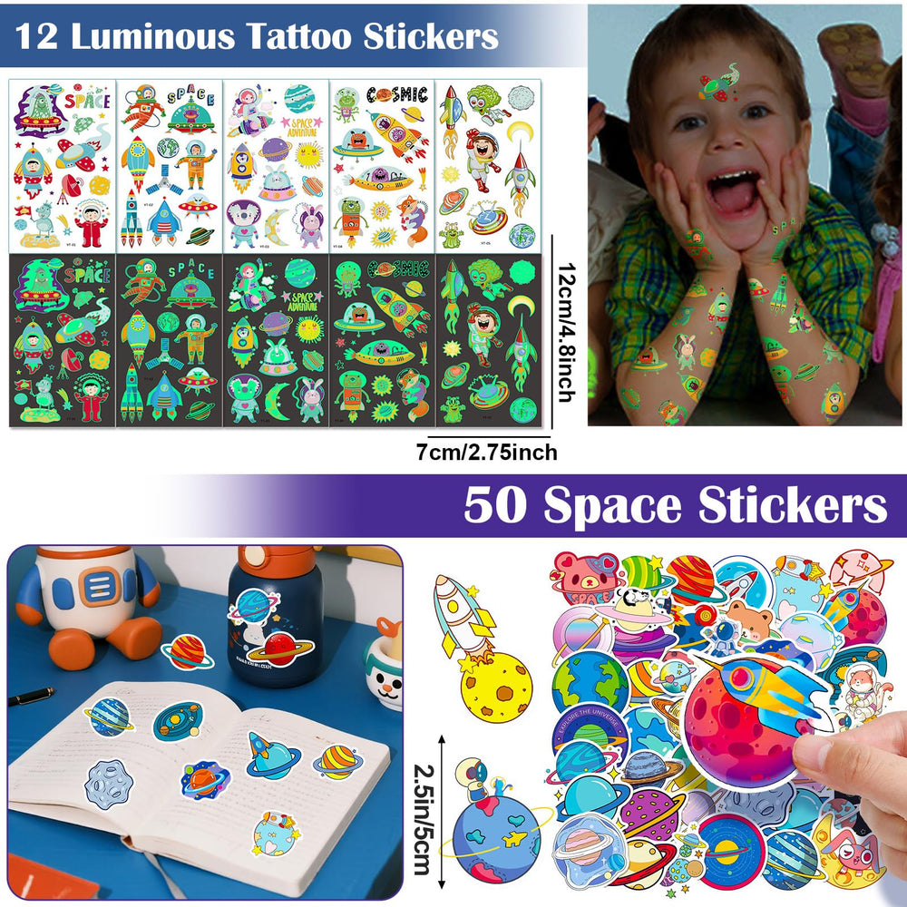 Golray space slap wristbands for on-theme tactile party moments