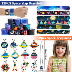 Golray space stampers create personalized labels and craft accents for kids' parties