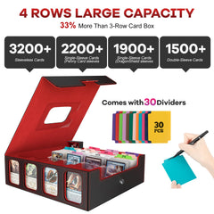 Gomyrod durable leather exterior protects cards during transport