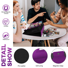 Gomyrod card box uses water-resistant PU leather for durable protection.