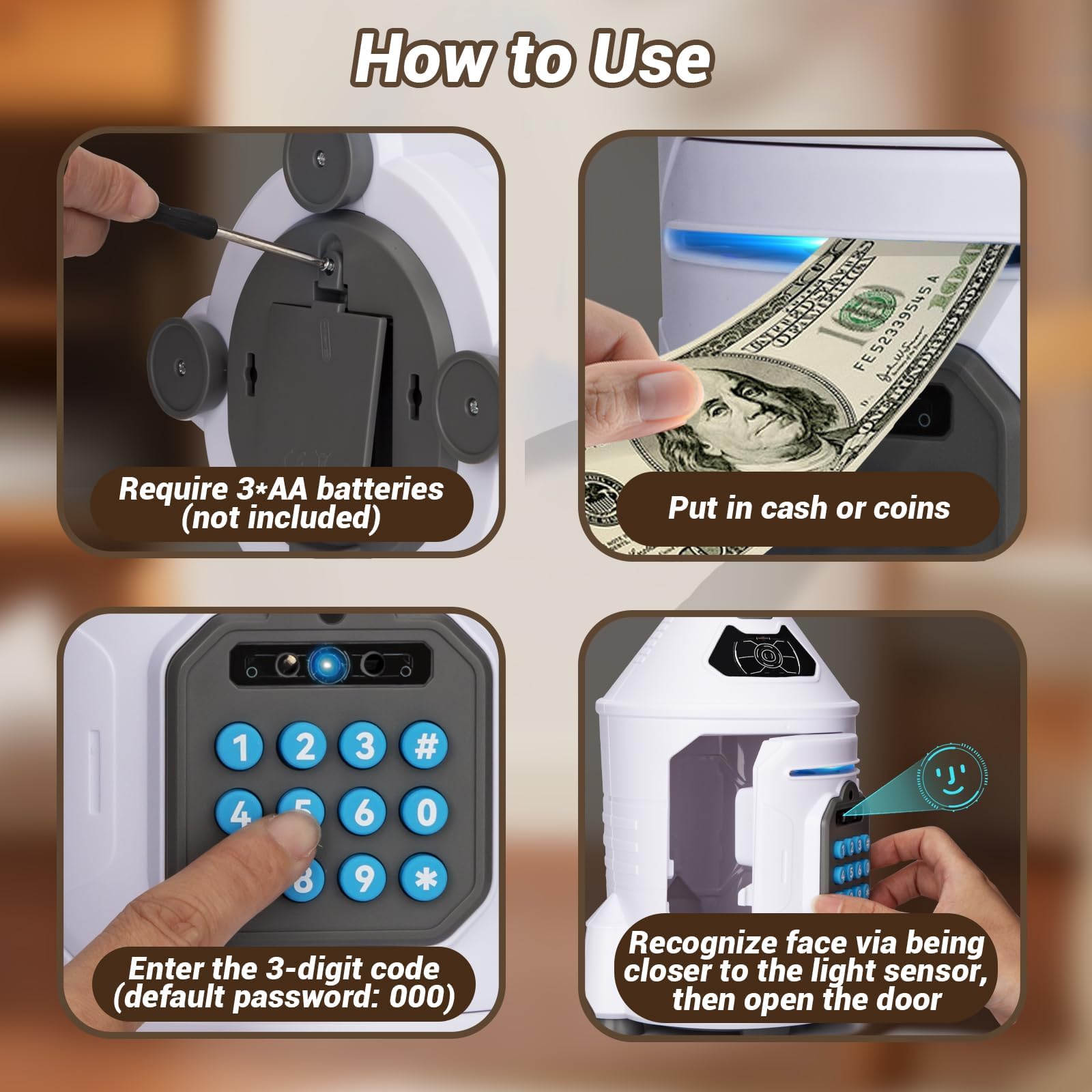 GONINO daily-use piggy bank blends space fun with practical money management