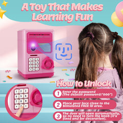GONINO pink ATM piggy bank gift idea for birthdays