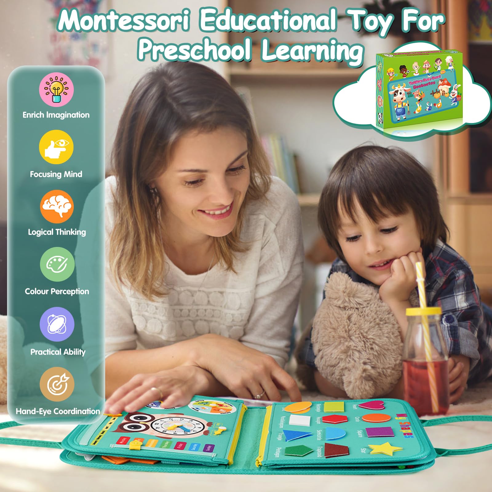 Goobaetoy Busy Board gift-ready packaging signals a thoughtful birthday or holiday gift