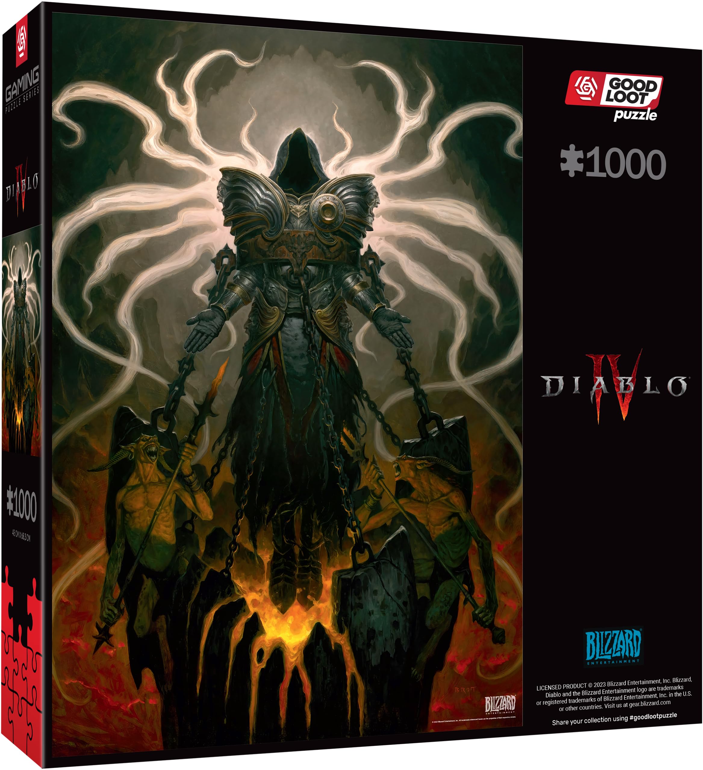 Good Loot Diablo 4 Inarius puzzle colors: saturated hues that bring the battleground to life.