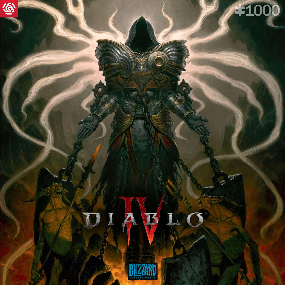Good Loot Diablo 4 Inarius puzzle packaging: sturdy box supports safe transport and gifting.