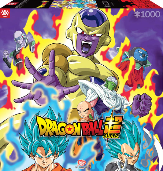 Good Loot Dragon Ball Super puzzle box art with vibrant colors for eye-catching display.