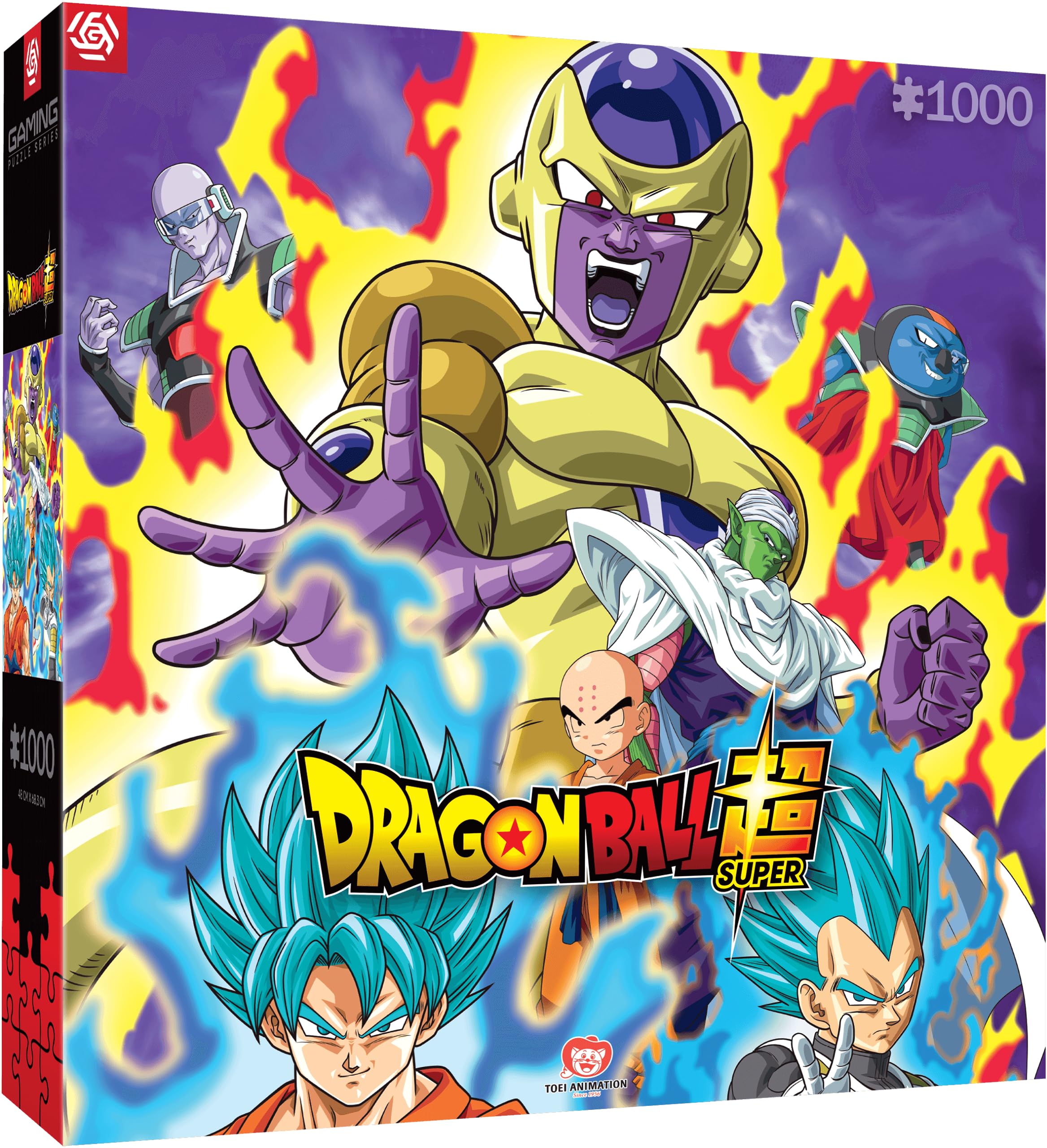 Good Loot Dragon Ball Super puzzle colorful graphics showcase rich hues for immersive viewing.