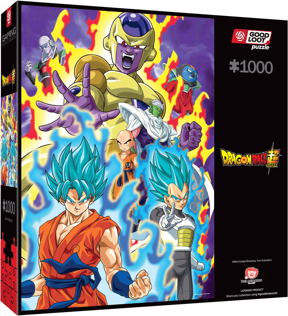 Good Loot Dragon Ball Super puzzle key art highlights characters in a dynamic scene.