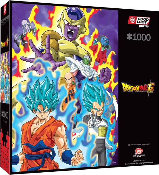 Good Loot Dragon Ball Super puzzle key art highlights characters in a dynamic scene.