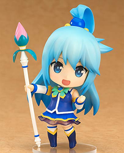 Good Smile Aqua Nendoroid articulated joints enable dynamic posing.