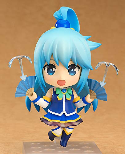 Good Smile Aqua Nendoroid base stand included for stable display.