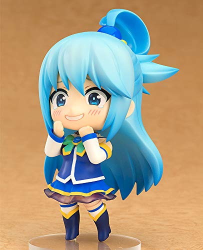 Good Smile Aqua Nendoroid face sculpt with detailed painting for expressive display.