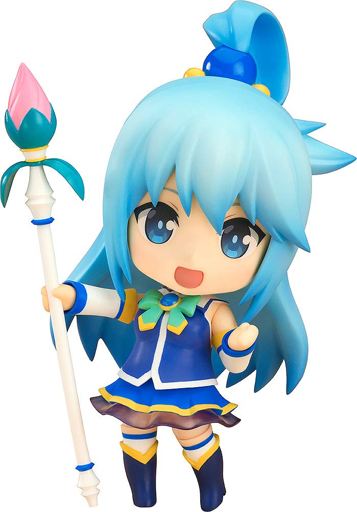 Good Smile Aqua Nendoroid 4th-Run front view for display.