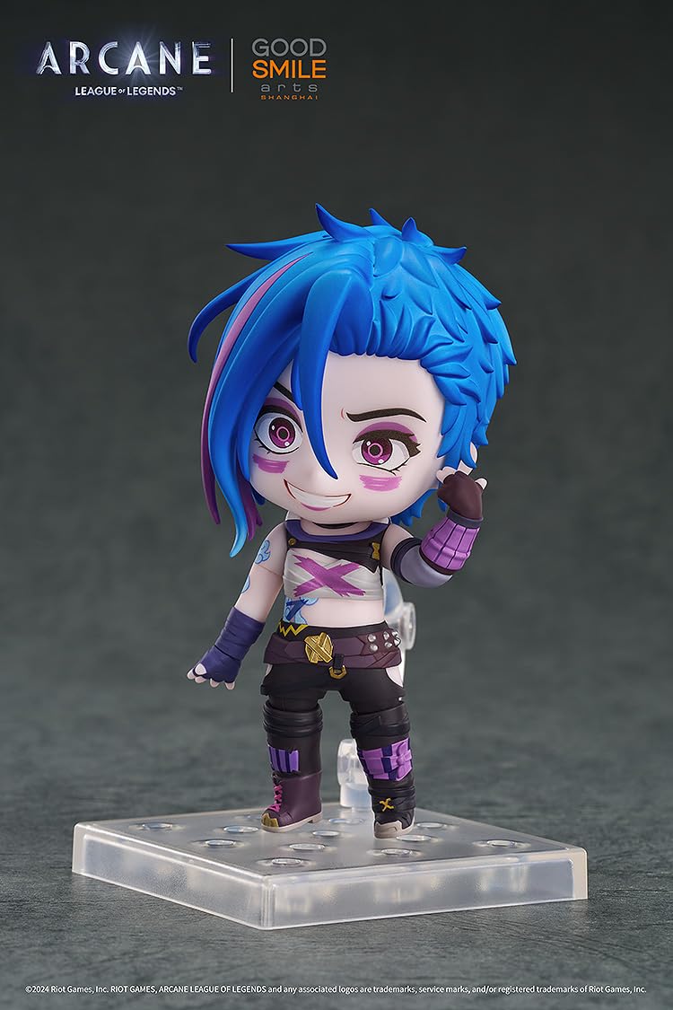 Good Smile Company Jinx Arcane Nendoroid Zap gun accessory for energetic posing options