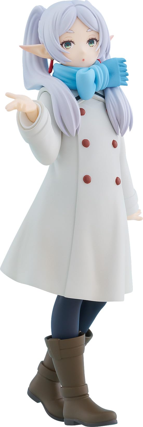 Good Smile Company Frieren Blow Kiss Ver. figure front view; ideal display piece for collectors