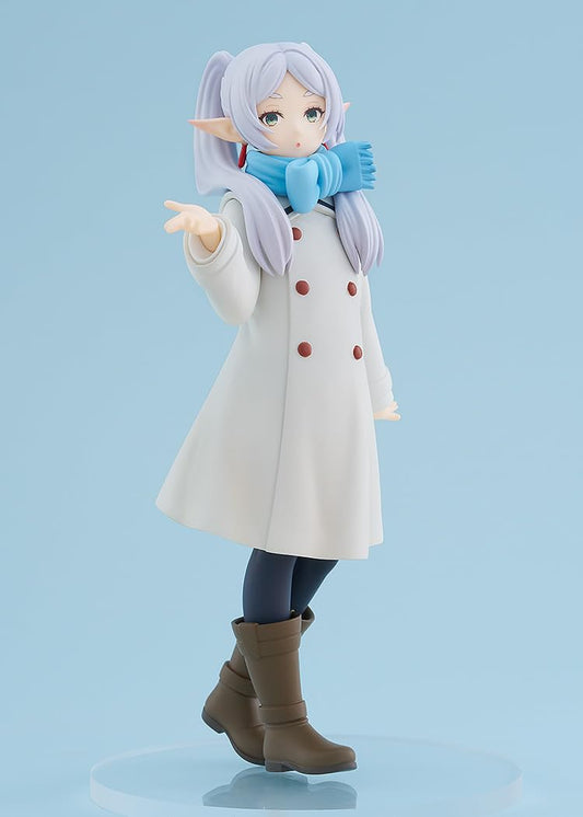 Good Smile Company Frieren Blow Kiss Ver. figure side view; showcases fine details for shelves