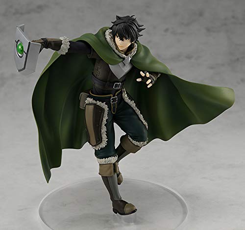 Good Smile Company Naofumi Iwatani POP UP PARADE shield-outstretched stance ideal for dynamic display.
