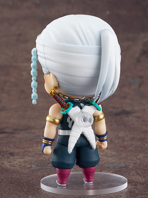 Dynamic scene setup featuring Tengen Uzui Nendoroid for action-ready displays