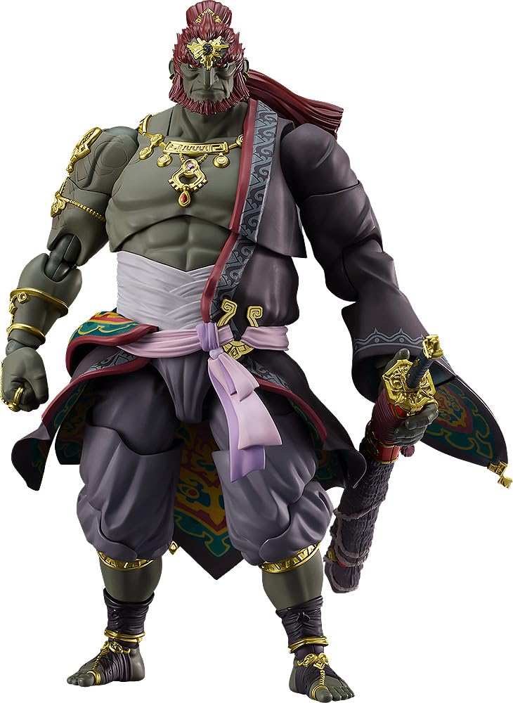 Good Smile Ganondorf Figma front view shows detailed sculpt for display.