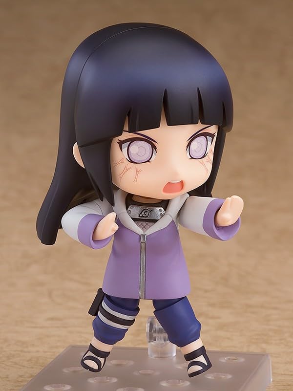 Good Smile Hinata Nendoroid twin lion fist effects enable dramatic combat poses.