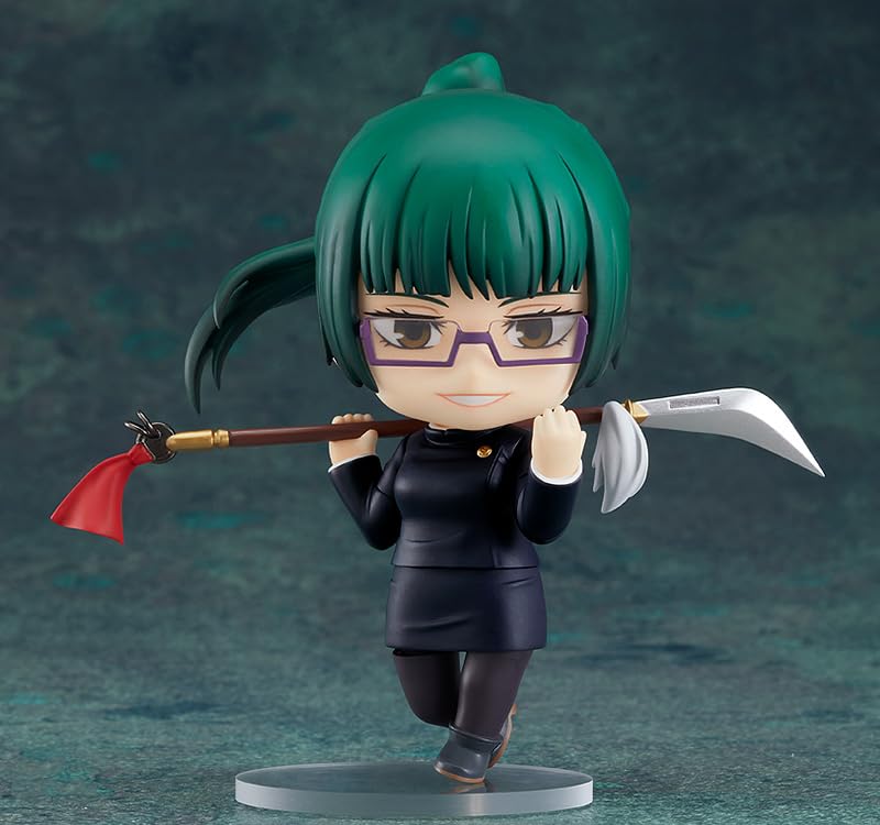 Good Smile Maki Zenin crushed can prop for scene context