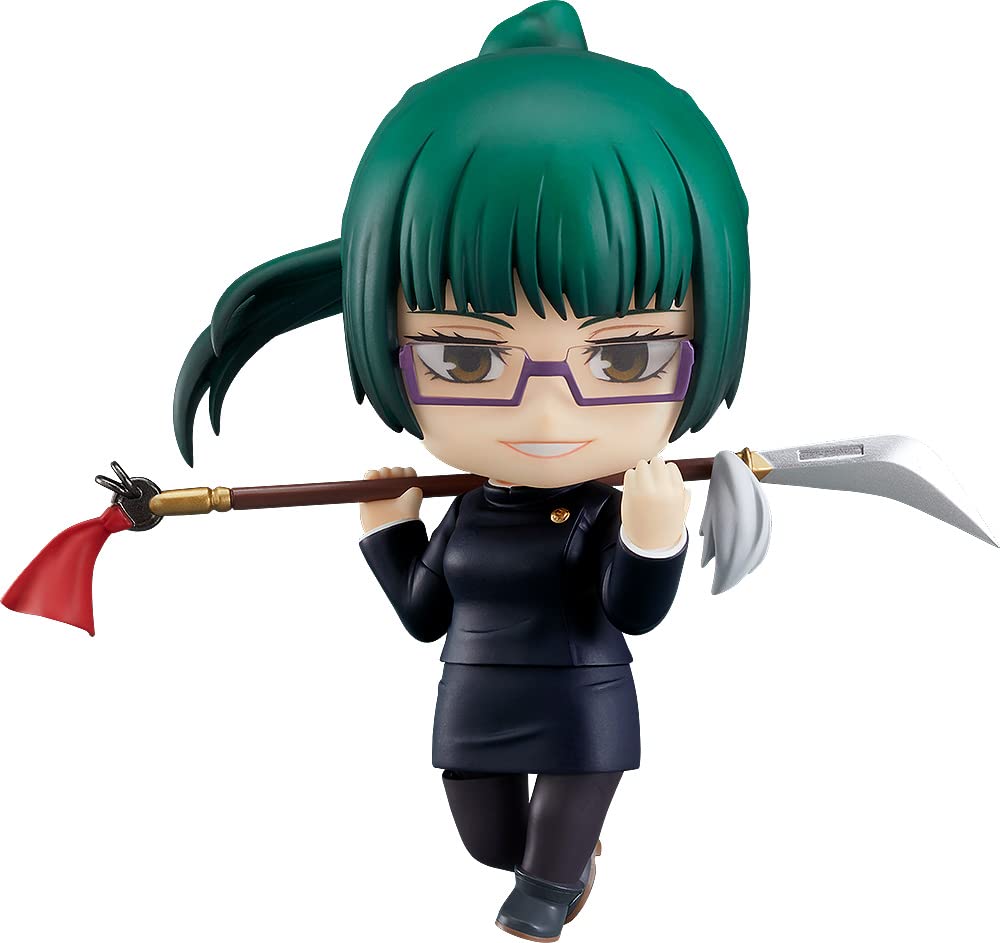 Good Smile Maki Zenin Nendoroid front view for dynamic display