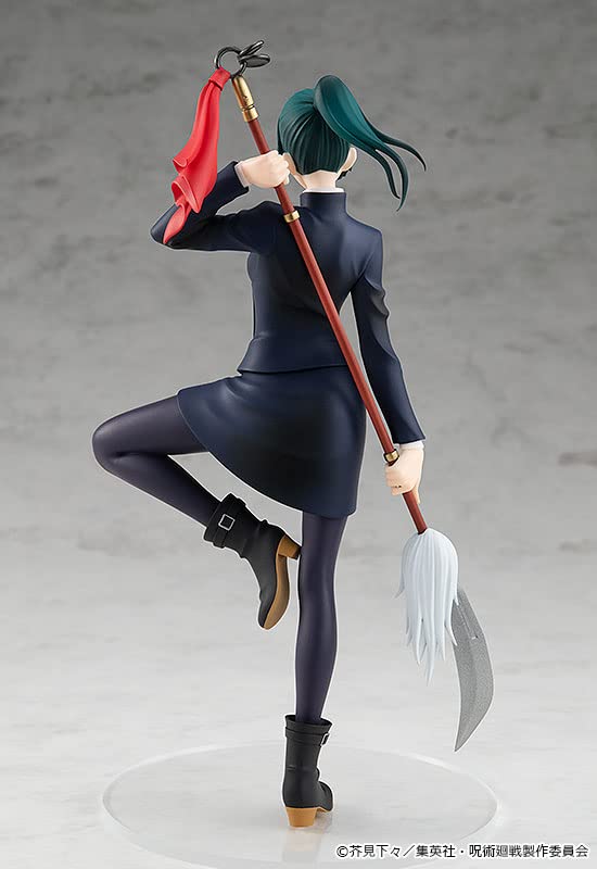 Good Smile Maki Zen'in Pop Up Parade side-profile emphasizes silhouette and vibrant multicolor finish.
