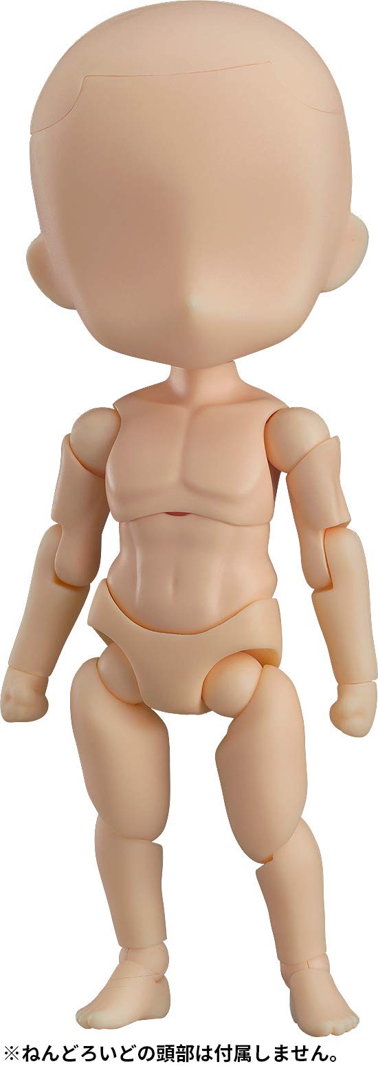 Good Smile Company Nendoroid Doll Archetype 1.1 Man almond milk front view enhances shelf display.