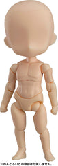 Good Smile Company Nendoroid Doll Archetype 1.1 Man almond milk front view enhances shelf display.