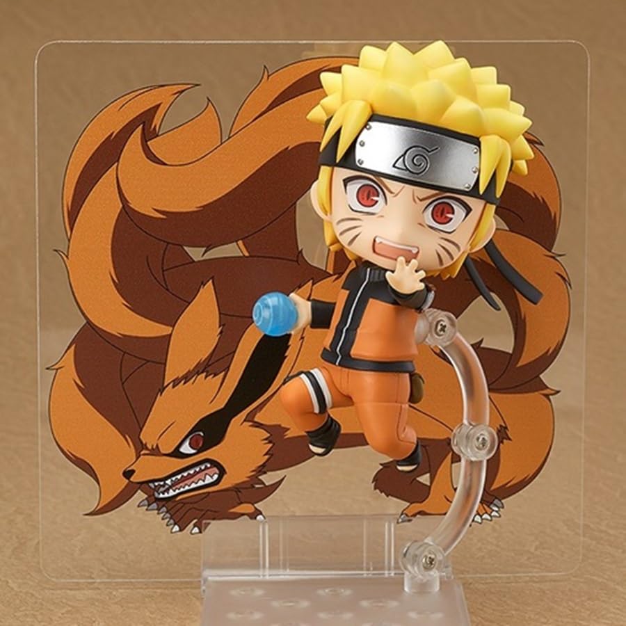 Good Smile Nendoroid floating stand for elevated, airborne display.