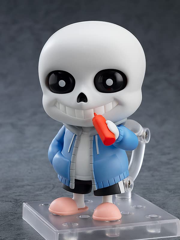 Good Smile Sans Nendoroid ketchup bottle accessory enhances playful storytelling.