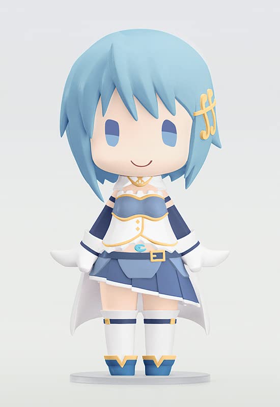 Good Smile Sayaka Miki Hello figure on a stand highlighting display Presence.