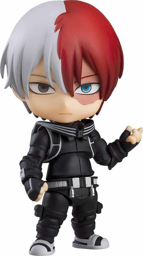 Good Smile Company Todoroki stealth suit Nendoroid front view for dynamic display