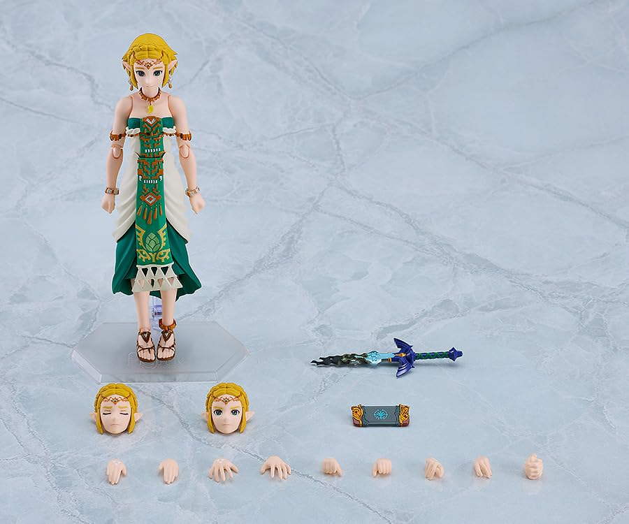 Good Smile Zelda Figma detailed design highlighting armor and features.
