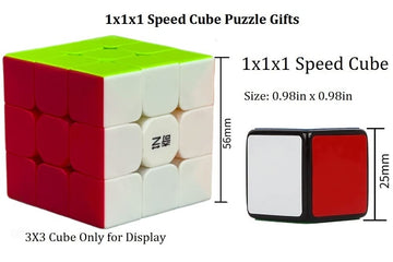 GoodCube 1x1x1 black cube side view with smooth ABS feel