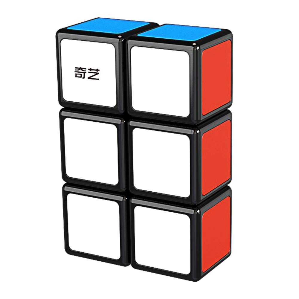 GoodCube 1x2x3 Floopy Cube Black front view for smooth turning and quick recognition