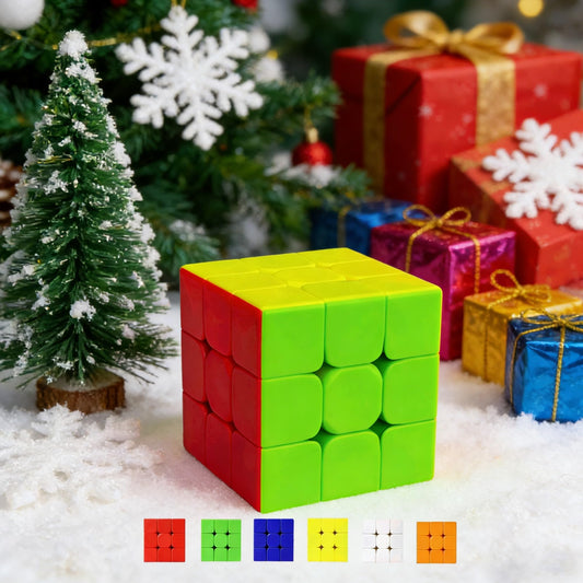 GoodCube 3x3 speed cube side view, portable for on-the-go solving.