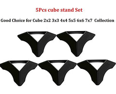 GoodCube stand holder side view with cubes neatly organized.