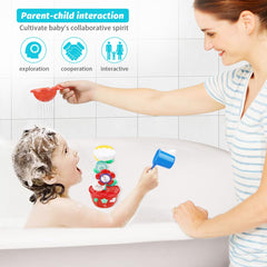 GOODLOGO mini sprinkler bath toy adds playful drizzle