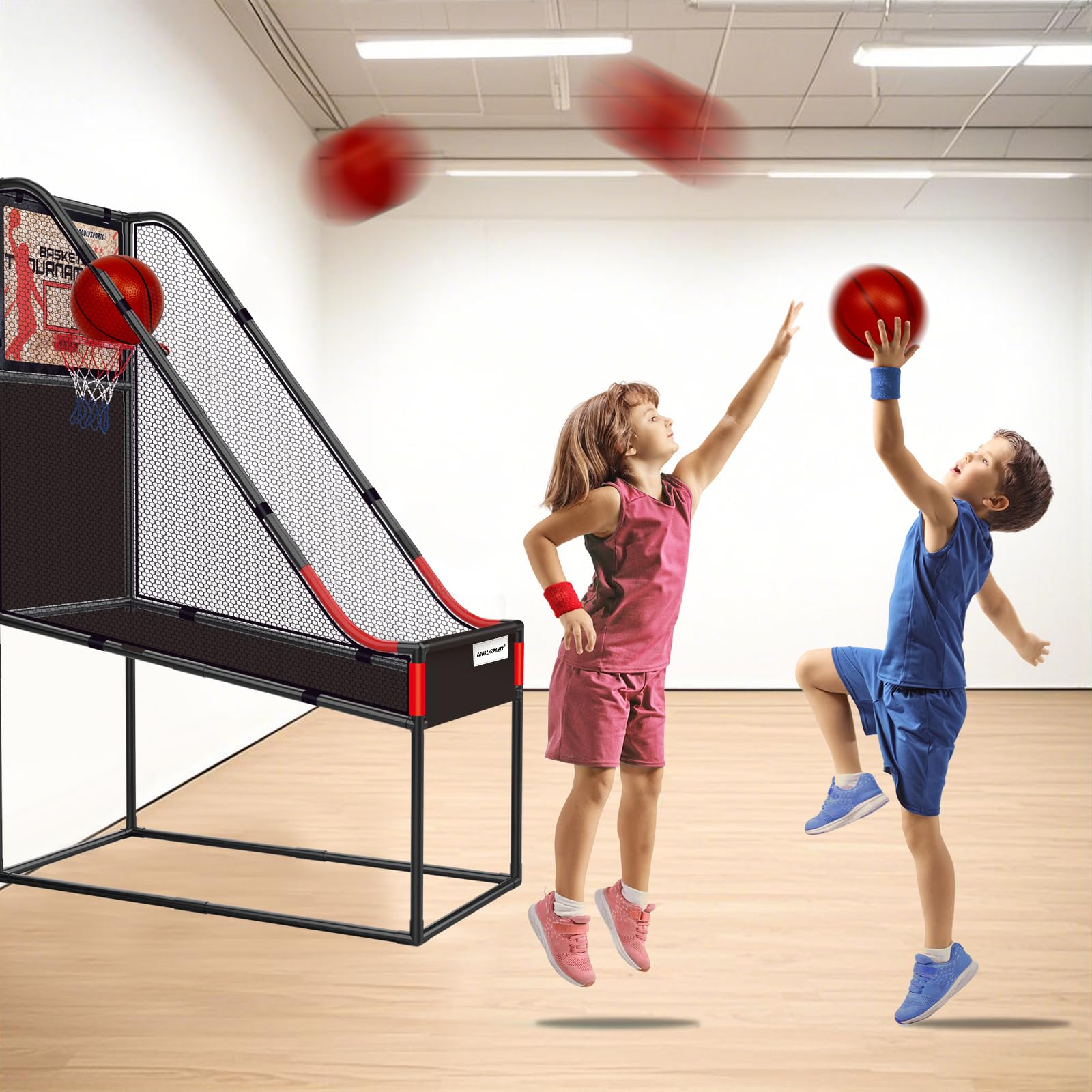 GOODLYSPORTS easy setup supports quick, kid-friendly assembly