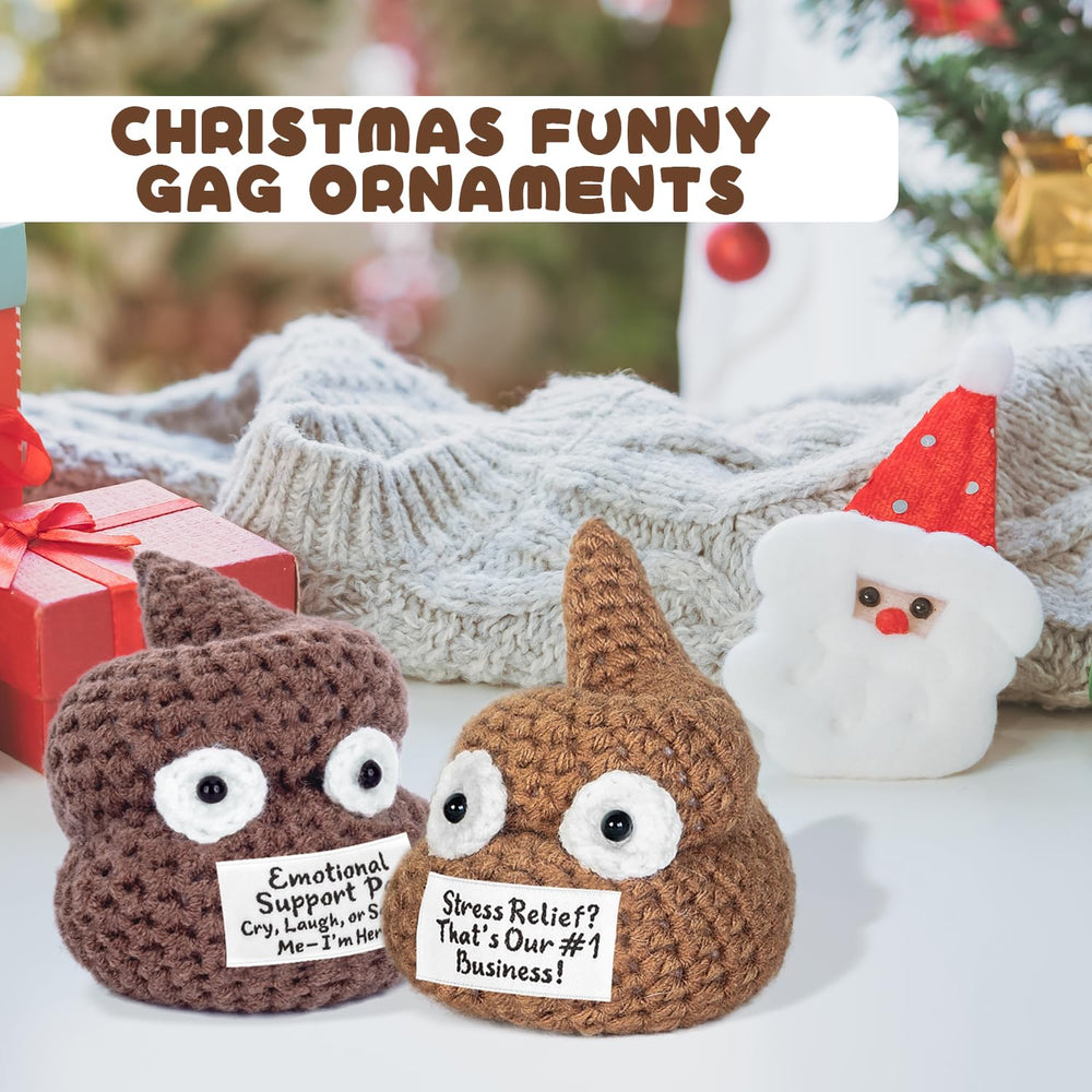 GOODLYSPORTS White elephant gift poop plush designed to steal the show.