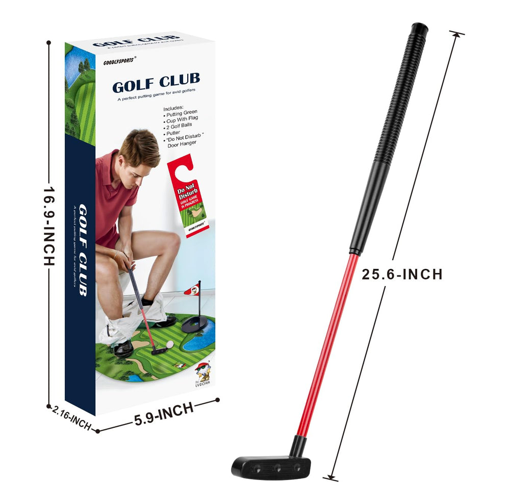 GOODLYSPORTS Toilet Golf green 3D printing adds realistic texture for play.