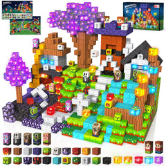 Goody King 150pcs magnetic blocks assembled, teaching early engineering through hands-on play.