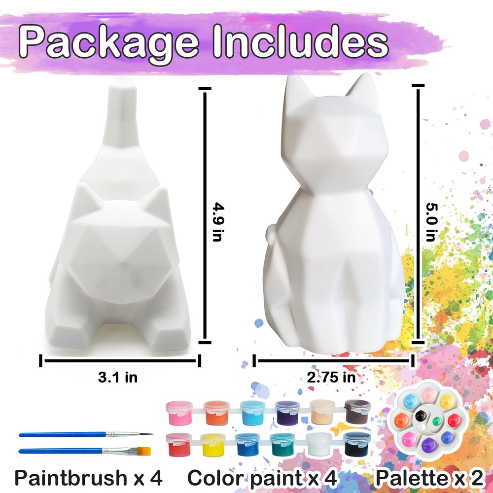 Goody King cat lamp kit with 24 paints to explore color mixing and creativity