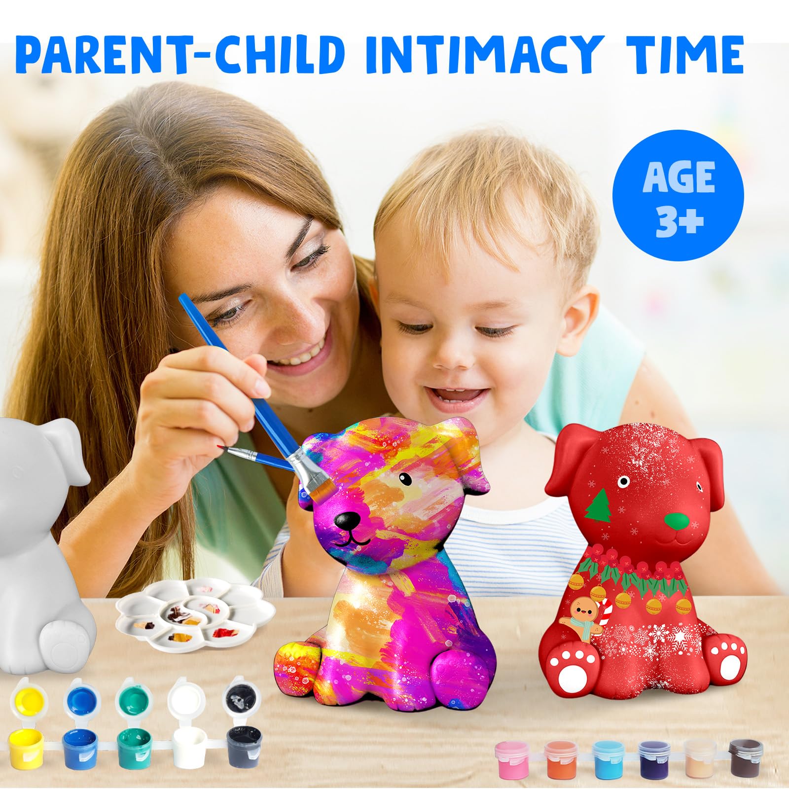 Goody King night light option from a painted dog lamp for kids rooms