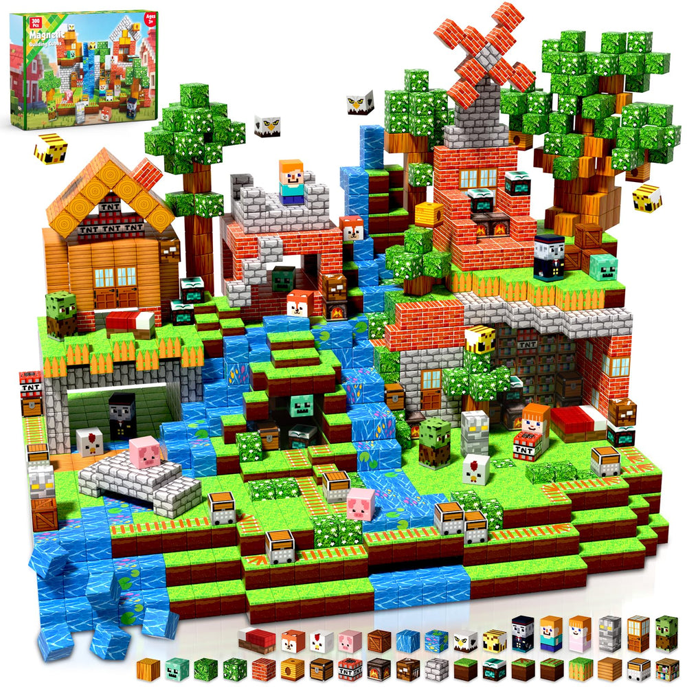 Goody King forest magnetic blocks for creative play and STEM exploration.