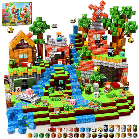 Goody King forest magnetic blocks for creative play and STEM exploration.