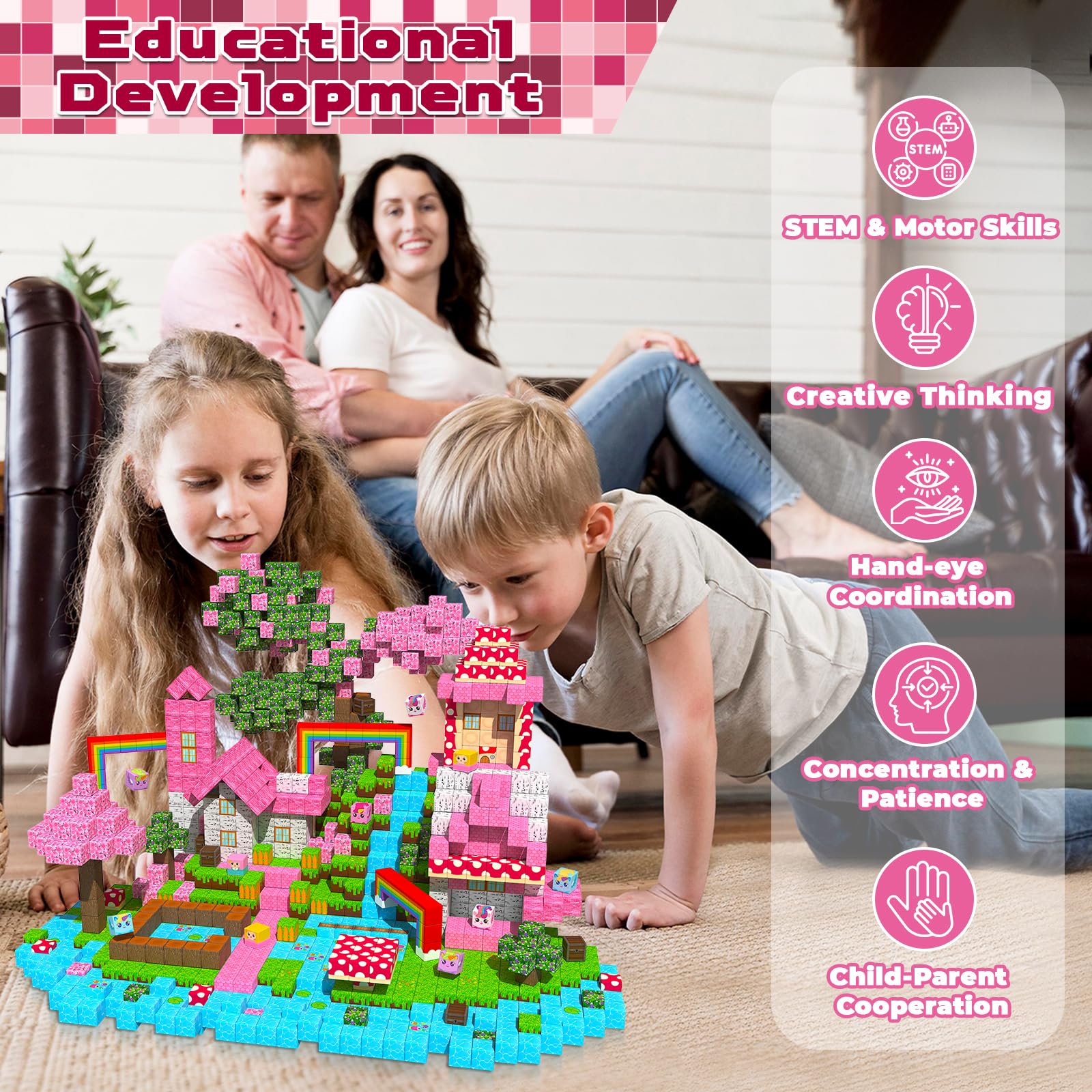 Goody King gift-ready magnetic blocks for kids 3+