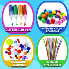 Goody King kids crafting session image, showcasing collaborative creativity and shared family fun.