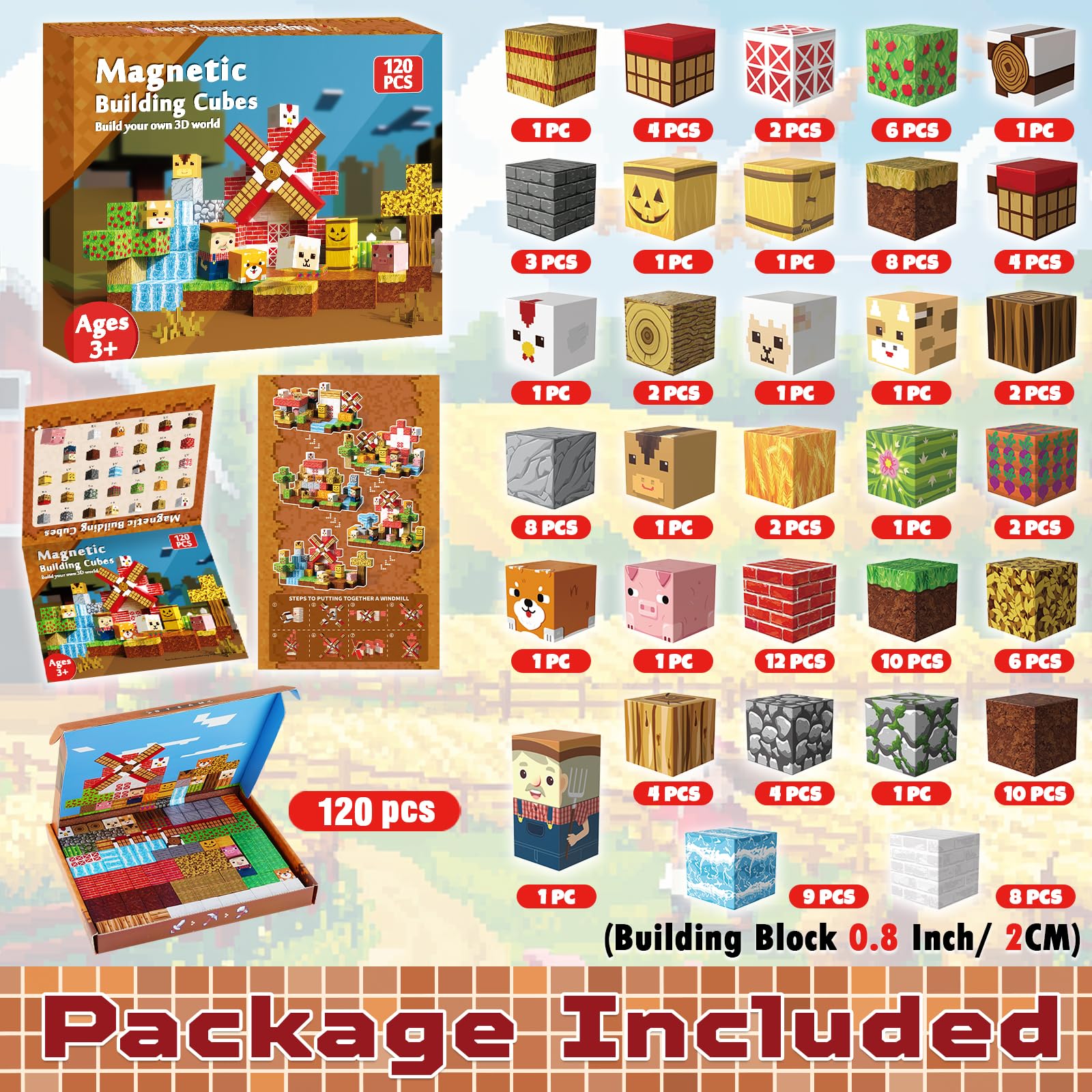 Goody King Magnetic Blocks animals designs inspiring storytelling and play